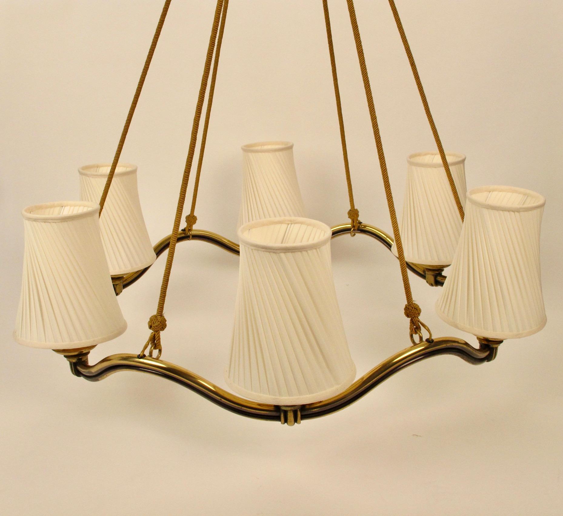 Grand Chandilier Wave conçu par  Hugo Gorge, des années 1950, Autriche Bon état - En vente à Vienna, Austria