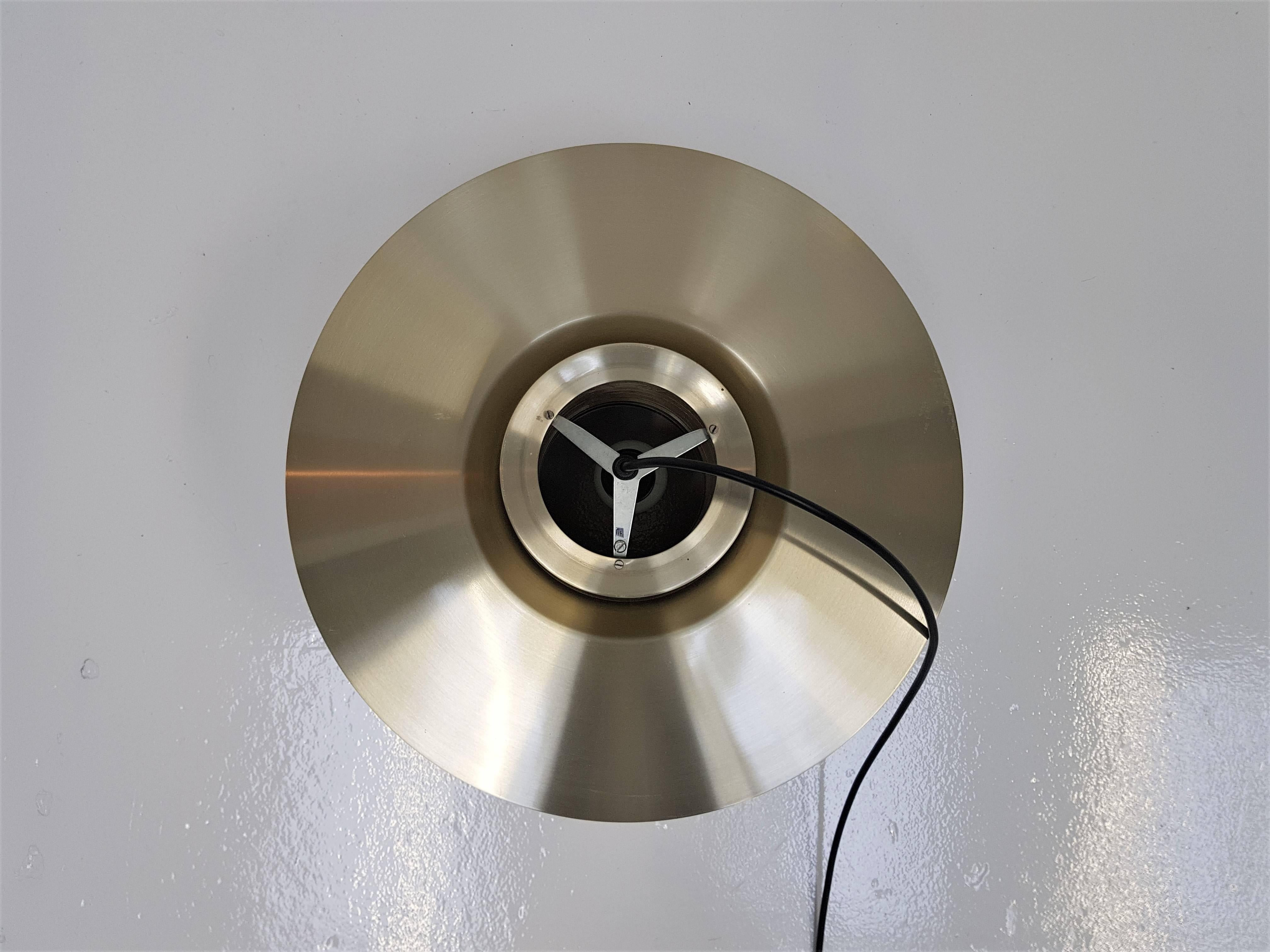 Large Brassed Svend Middelboe Verona Pendant Light Produced by Nordisk Solar 4