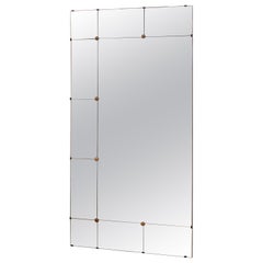 Large brasserie style mirror from France, 1970s