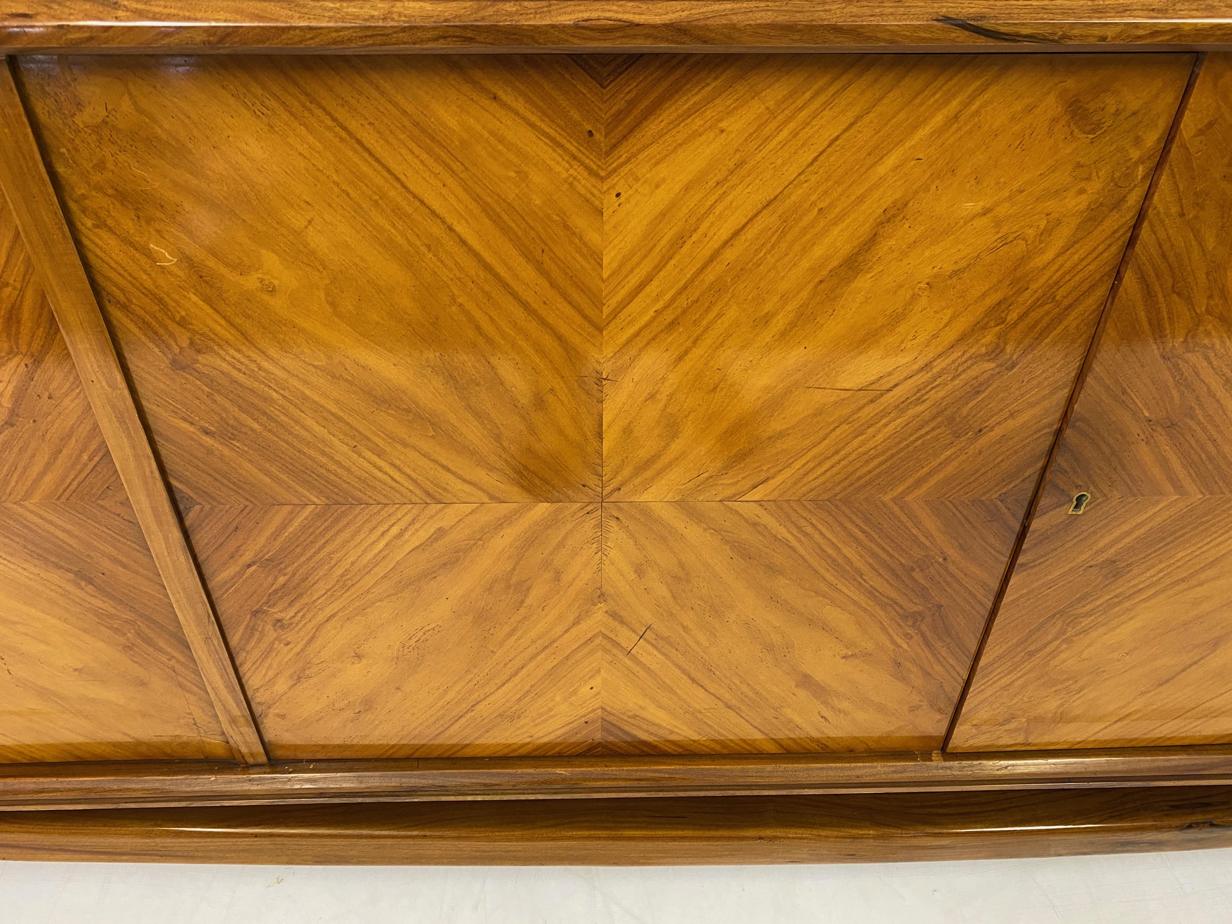 Large Brazilian Caviuna Sideboard or Credenza Attributed to Giuseppe Scapinelli 6