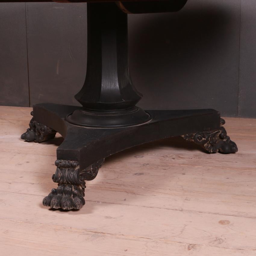 Oak 19th Century English Painted Breakfast / Dining Table