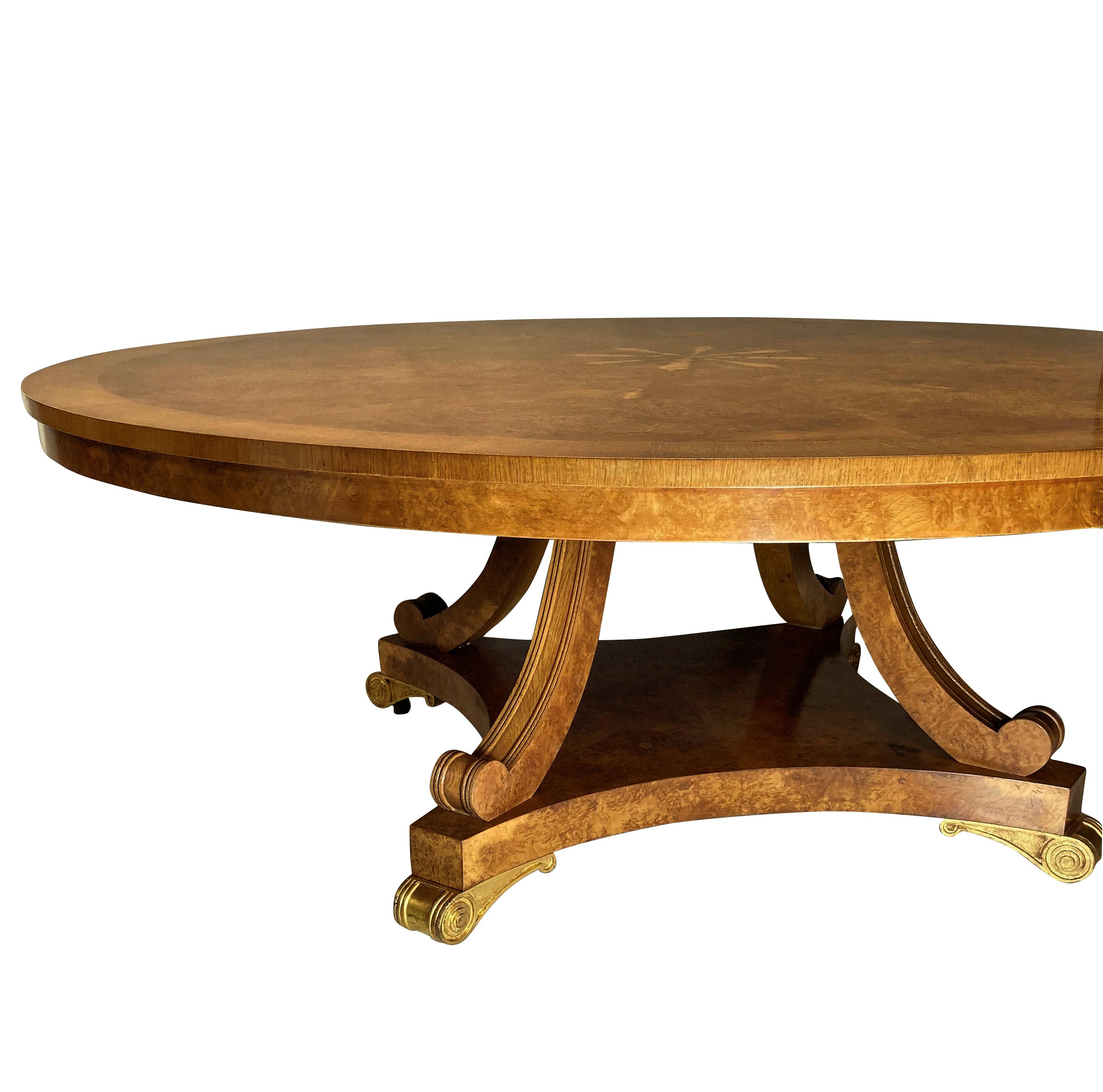 English Large Breakfast Table in the Manner of George Bullock