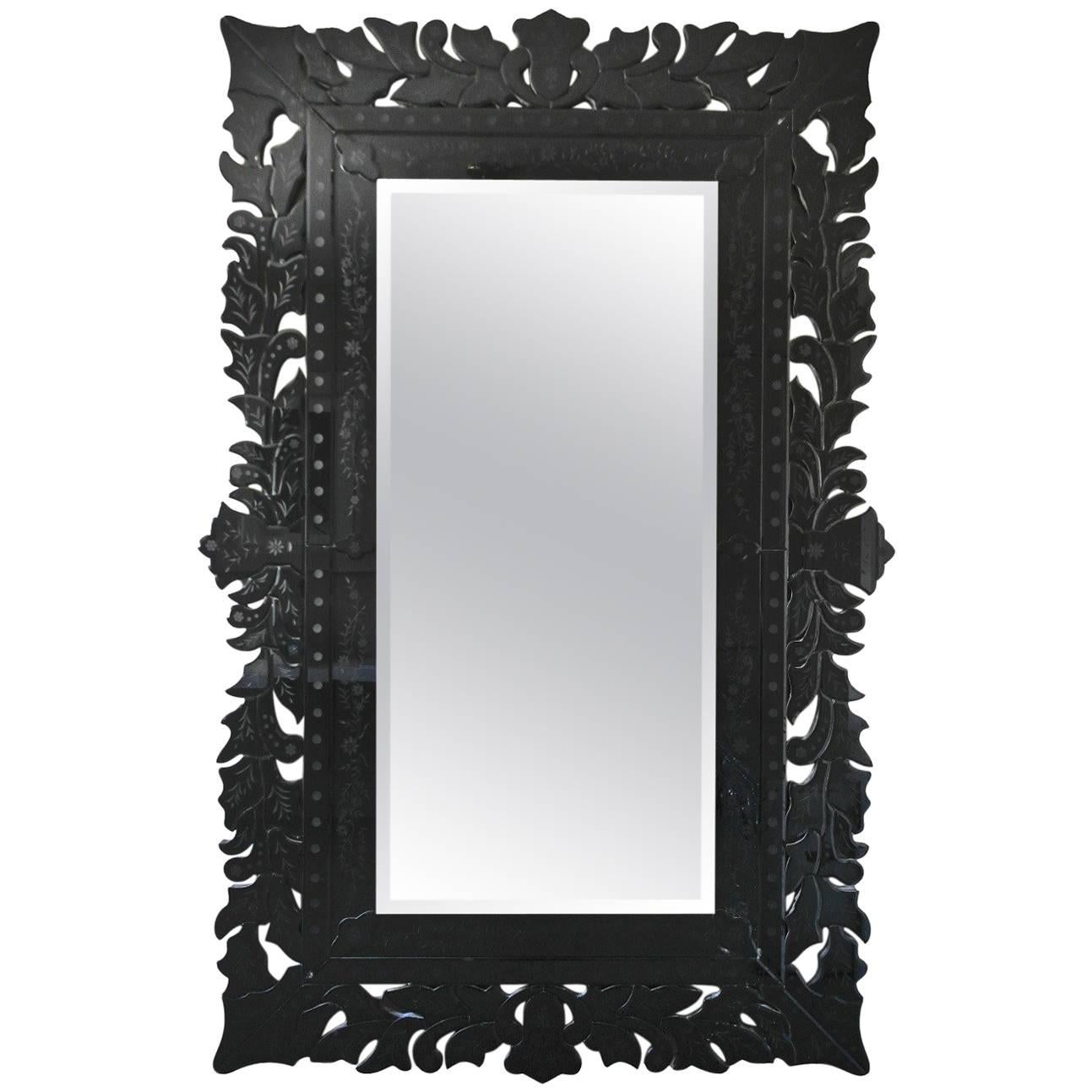 Large Bregora, Superb Pierced Freeze Mirror For Sale