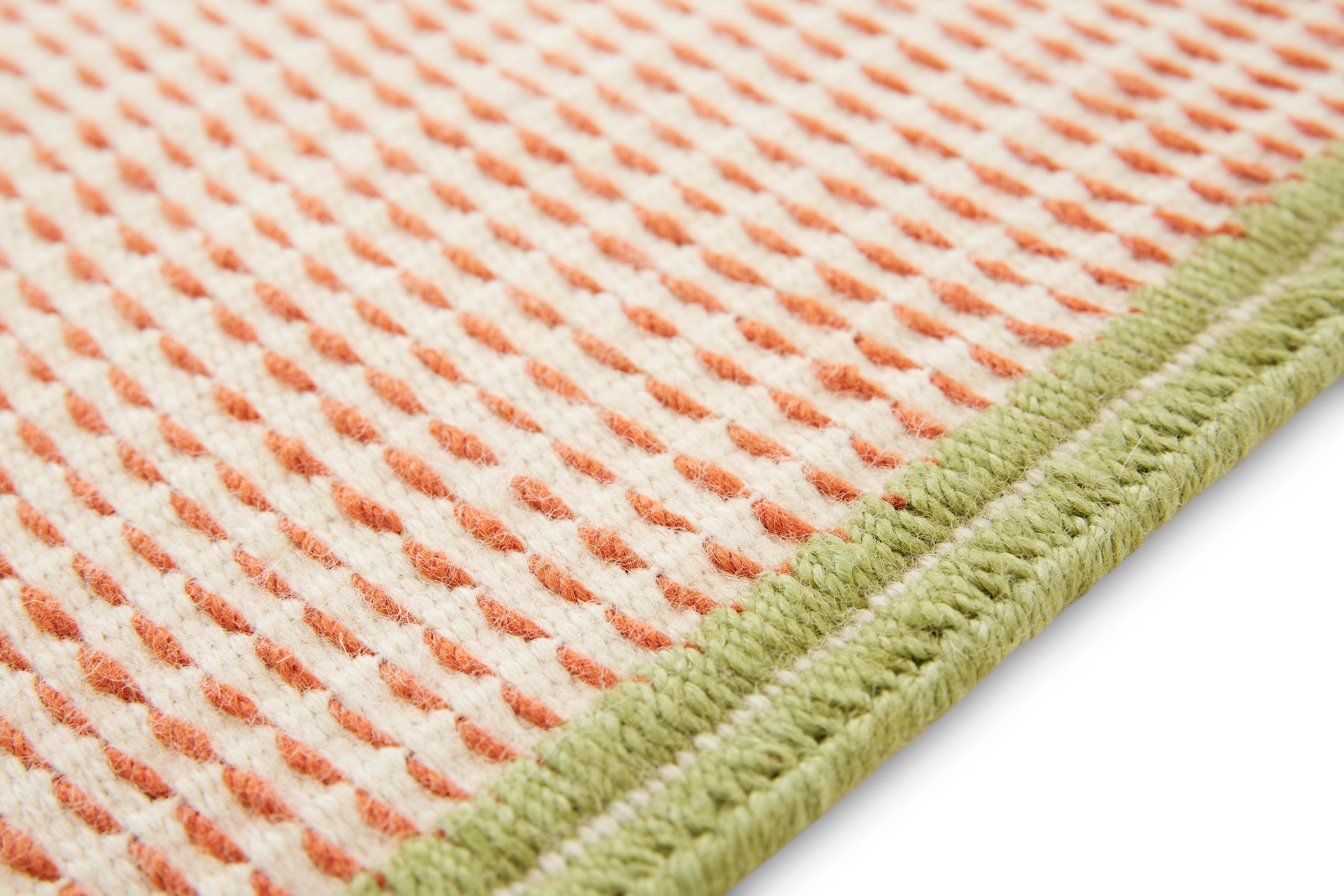 Large Brick Busy Backstitch Rug by Gandia Blasco In New Condition For Sale In Geneve, CH