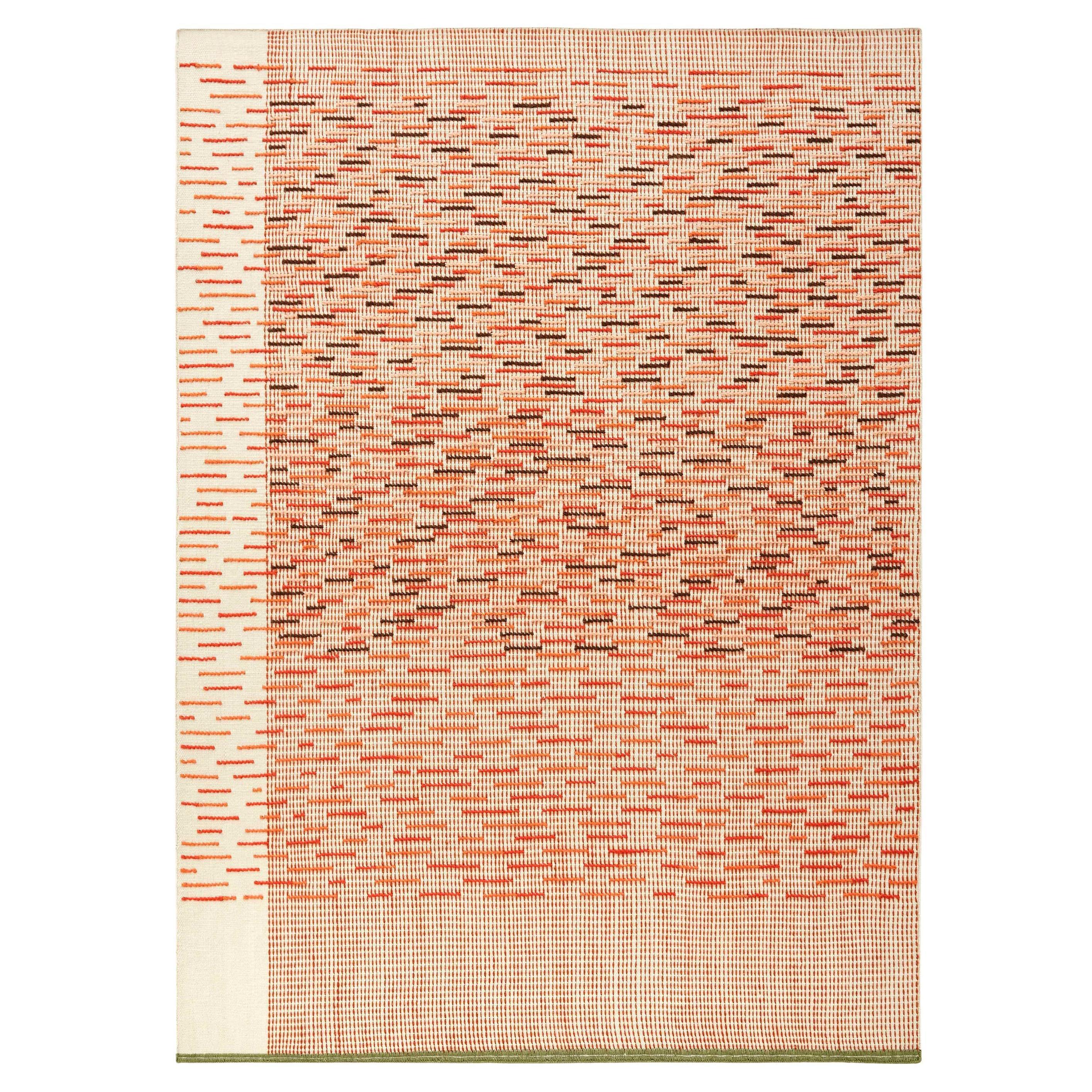 Large Brick Busy Backstitch Rug by Gandia Blasco For Sale