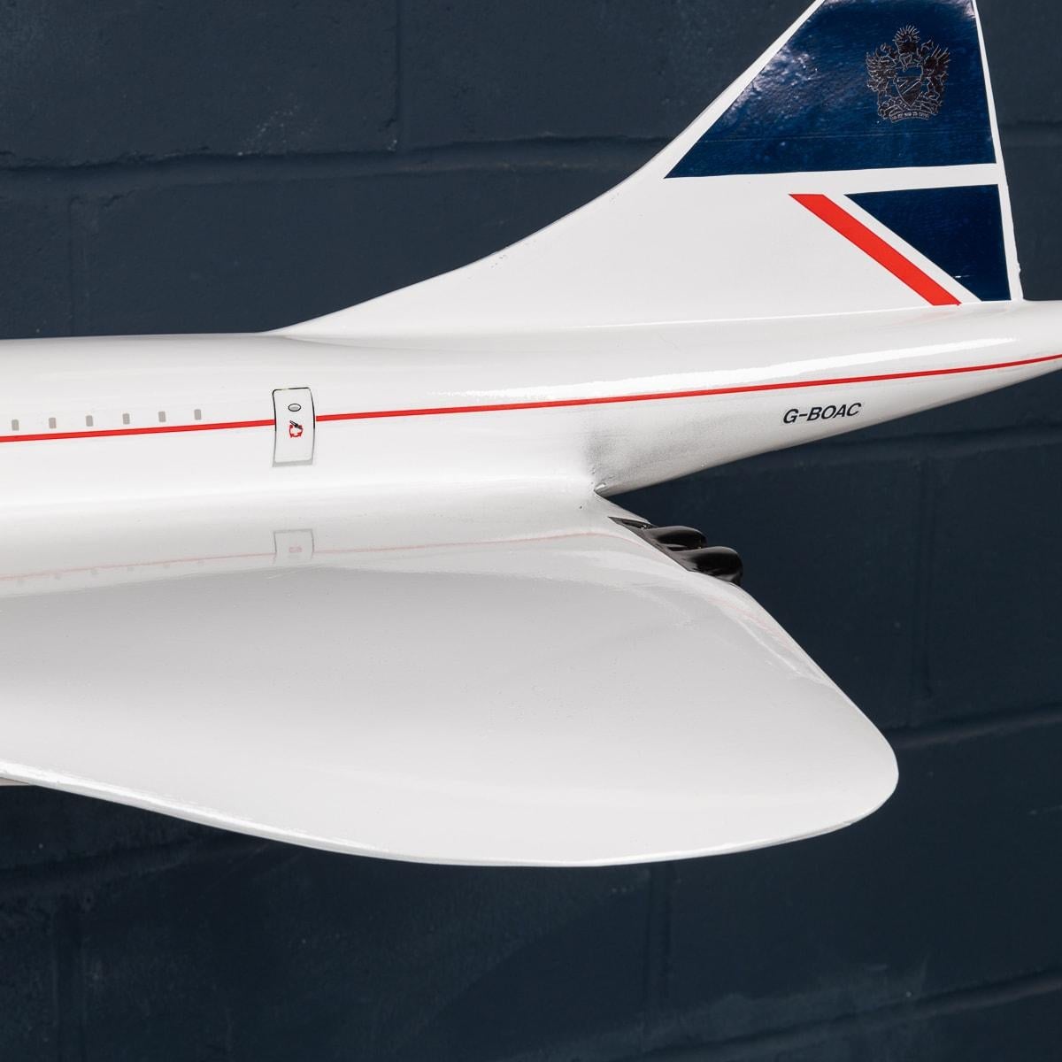 Large British Airways Concorde Model By Space Models, England c.1990 7