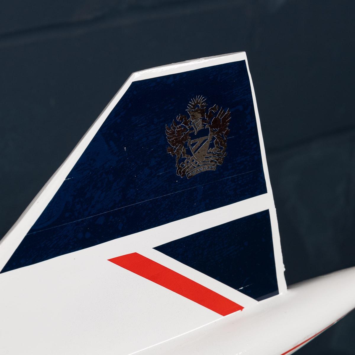 Large British Airways Concorde Model By Space Models, England c.1990 9
