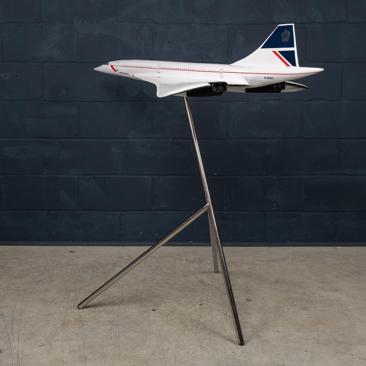Other Large British Airways Concorde Model By Space Models, England c.1990