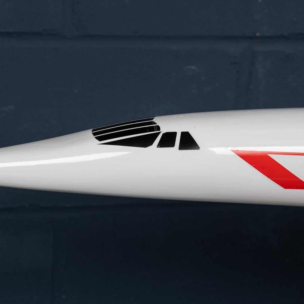 Large British Airways Concorde Model By Space Models, England c.1990 1
