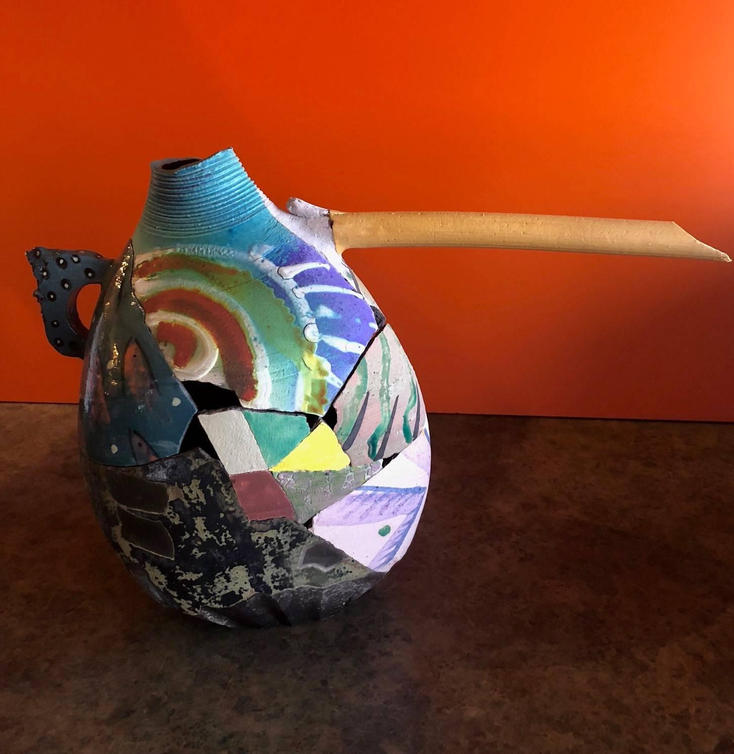 broken clay vase