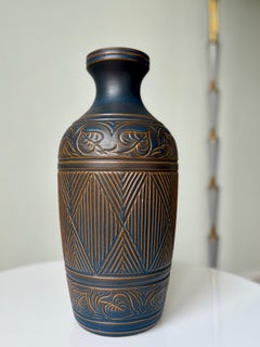 Bromølle Art Deco Decor Ceramic Vase, 1960s