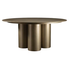 Large Bronze 014 Steel Dining Table by NO AGE STUDIO