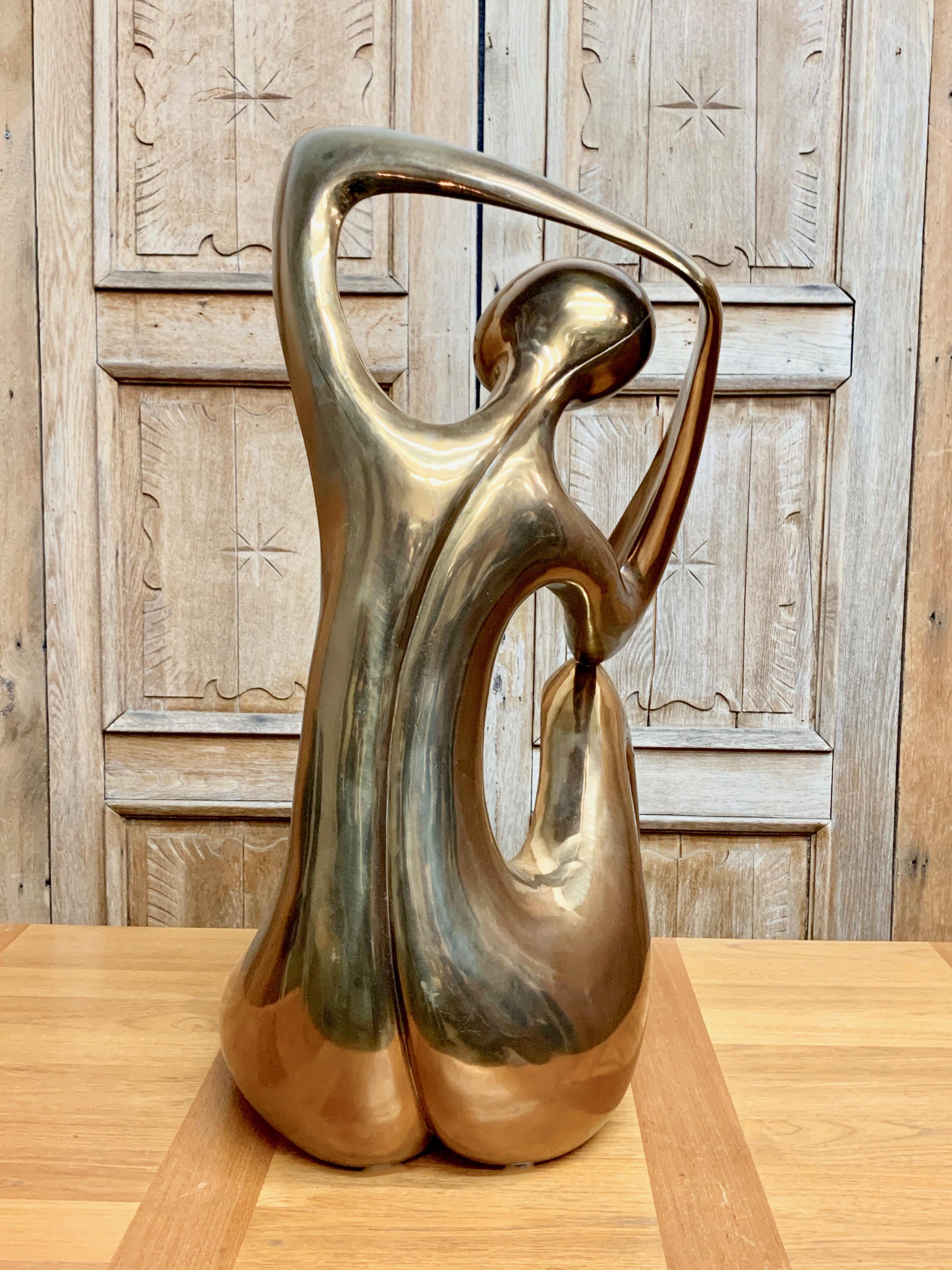 Large Bronze Abstract Sculpture by Amedeo Fioese 11