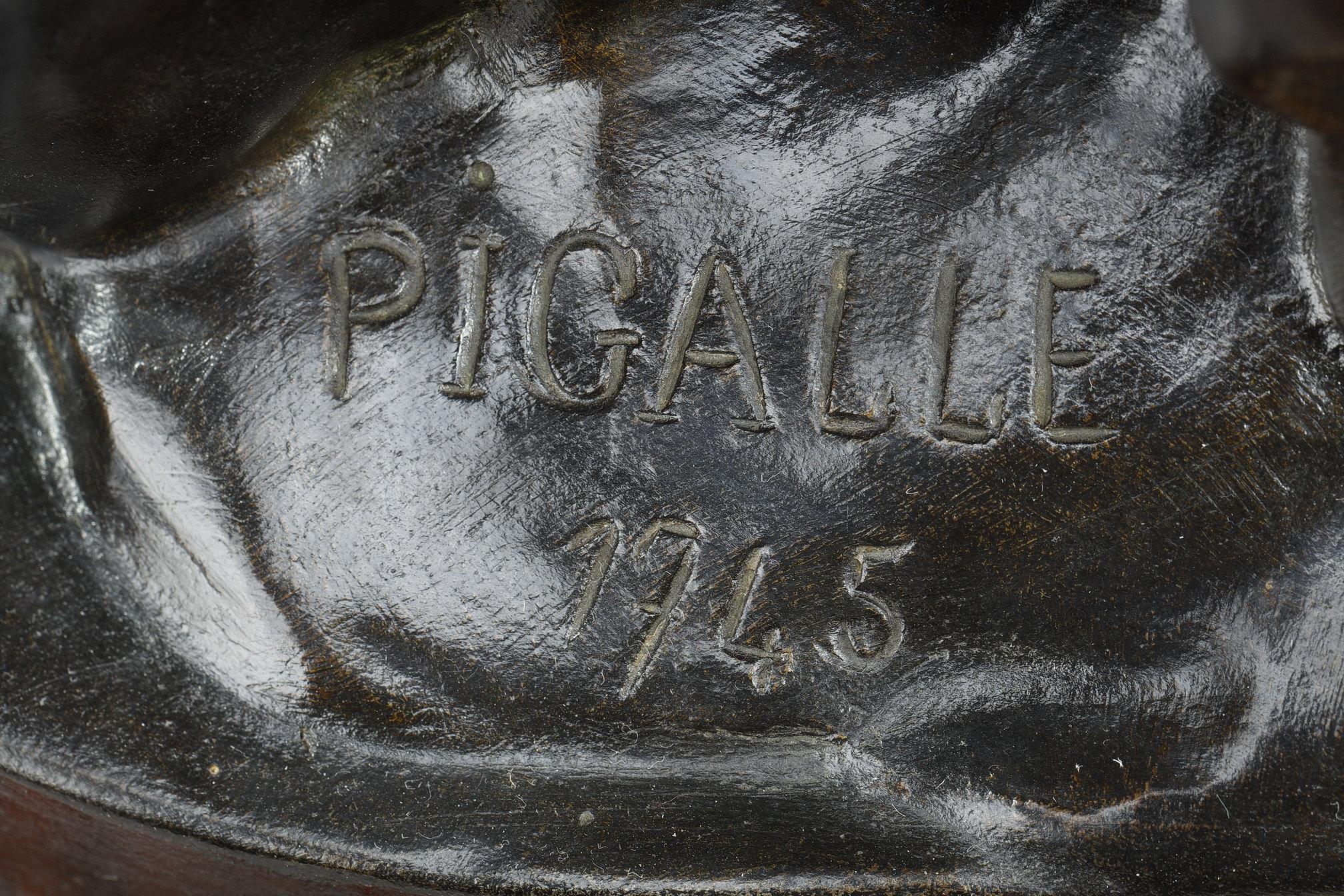 Large bronze after Pigalle, 