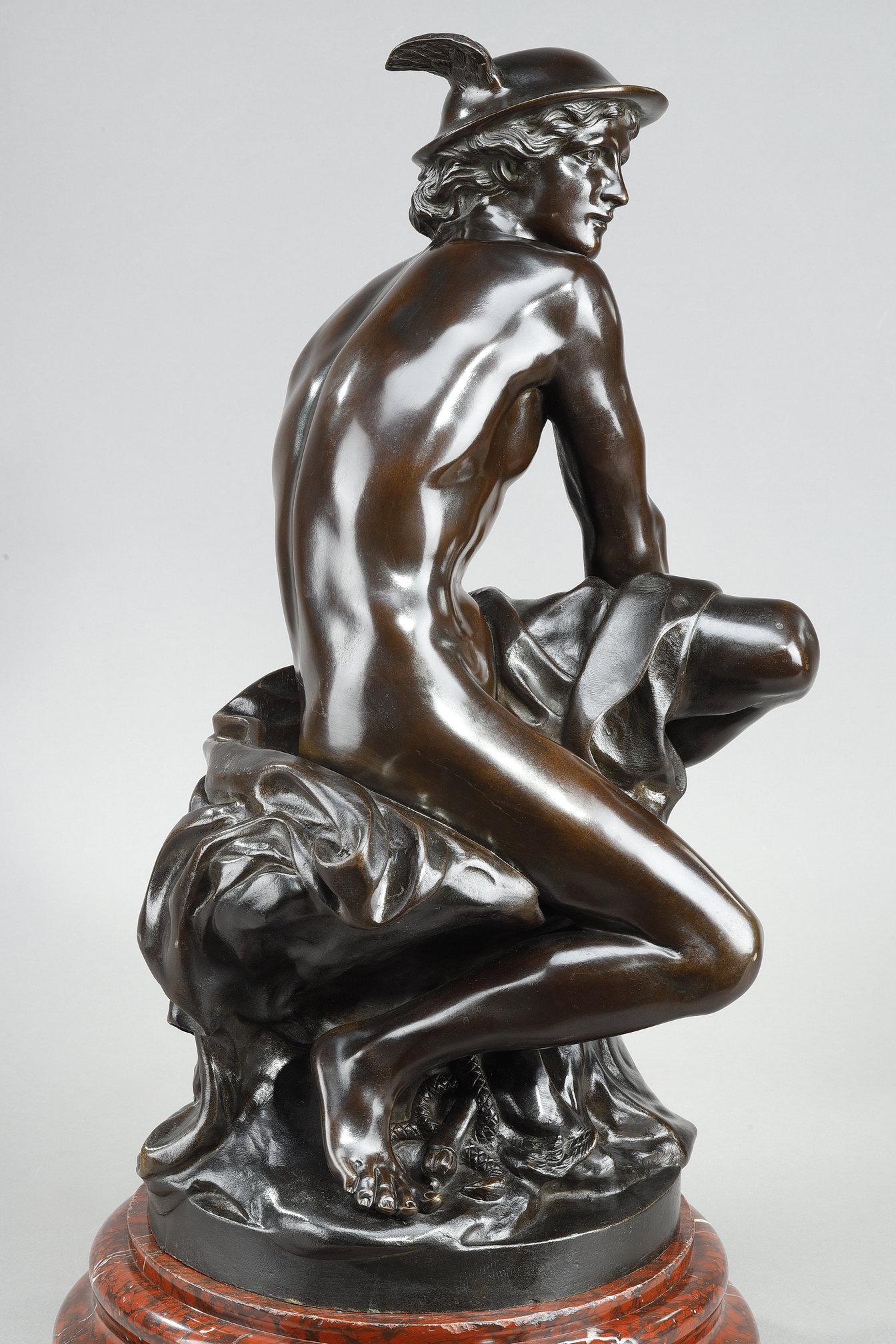 French Large bronze after Pigalle, 