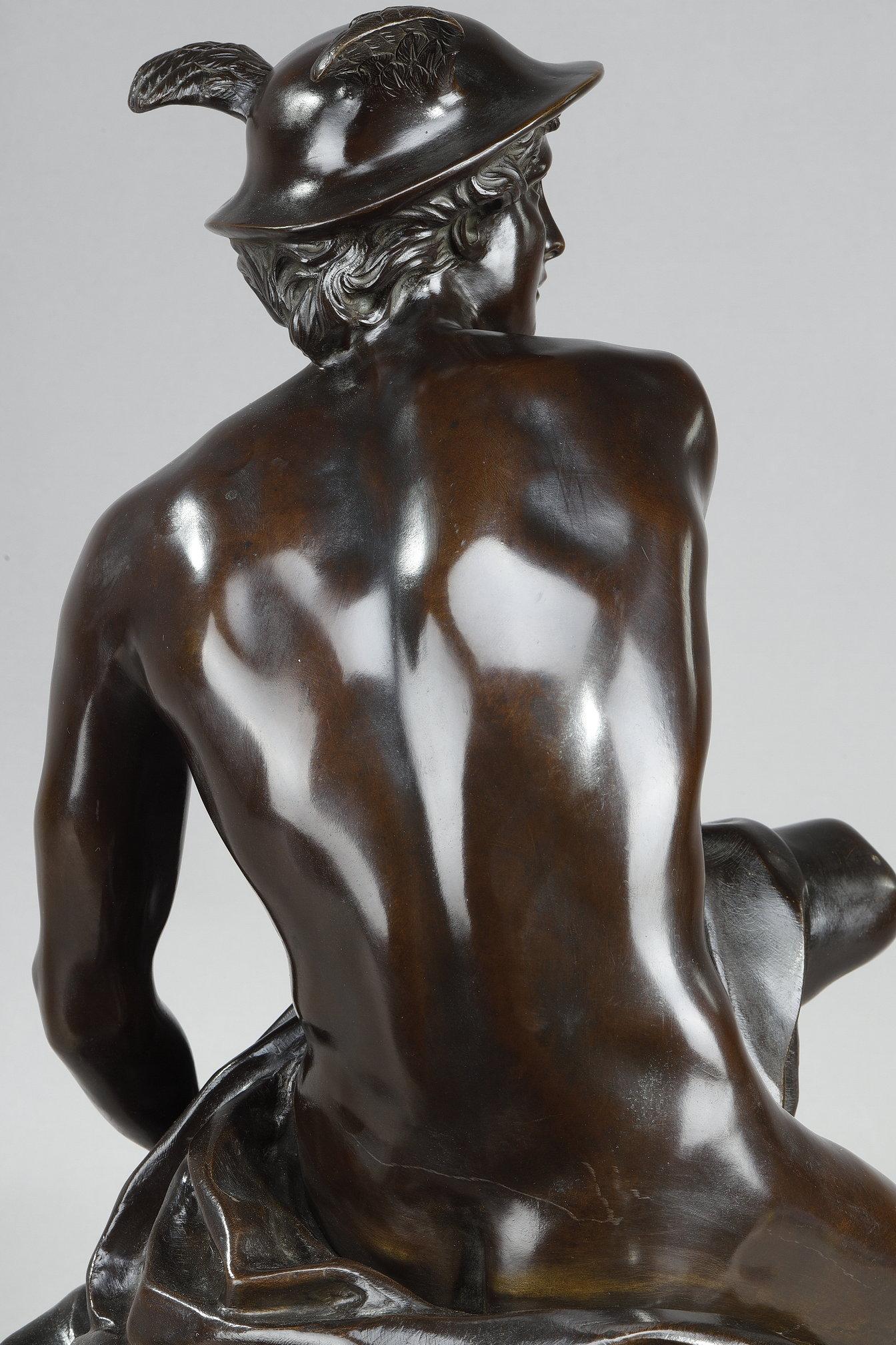 Patinated Large bronze after Pigalle, 