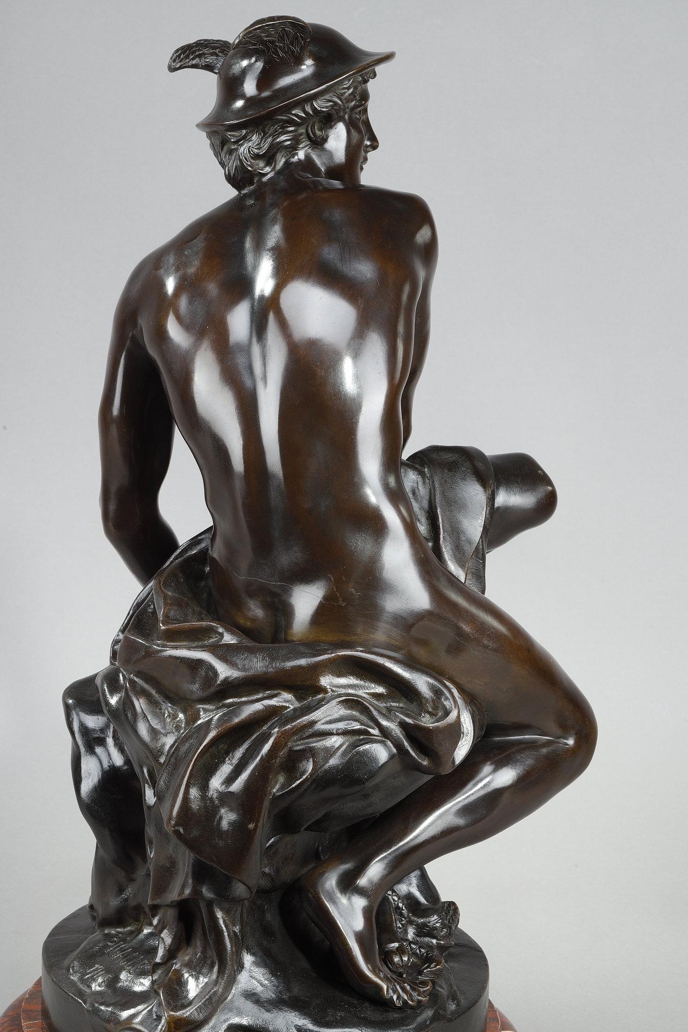 Large bronze after Pigalle, 