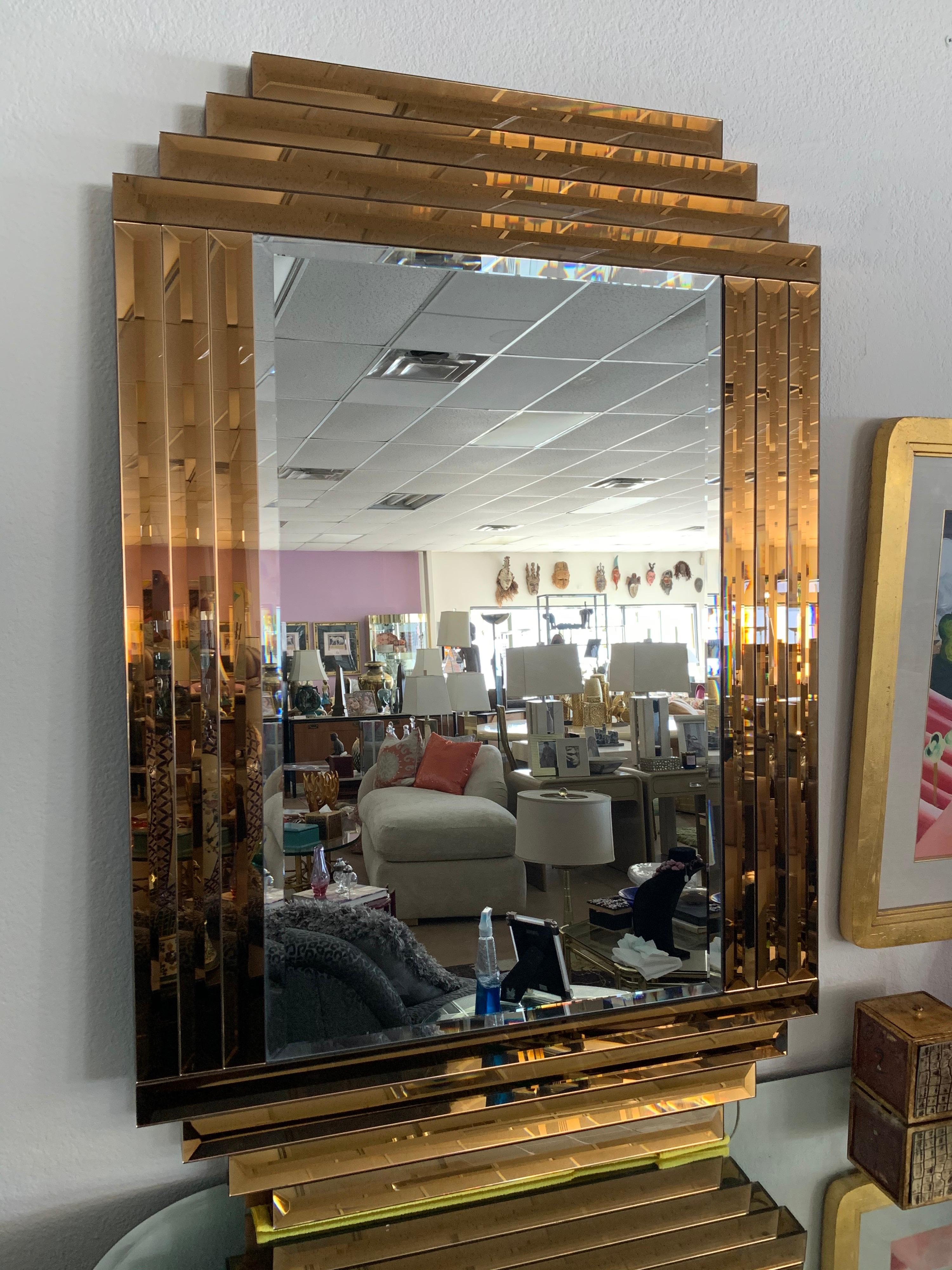 large bronze mirror