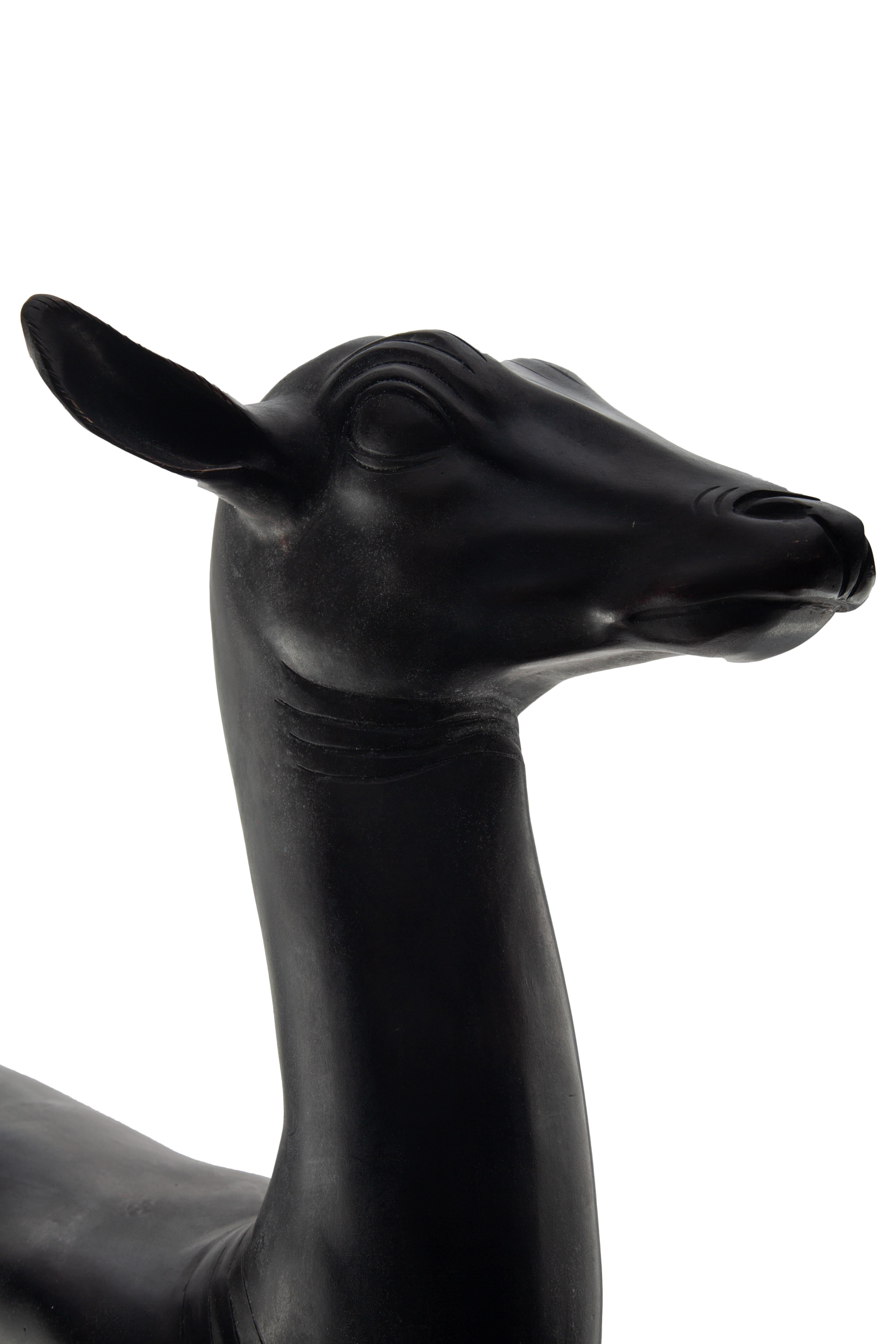 Grandi sculture di bronzo Art Deco, italiane, Chivrazzi Fonderia (coppia) in vendita 6