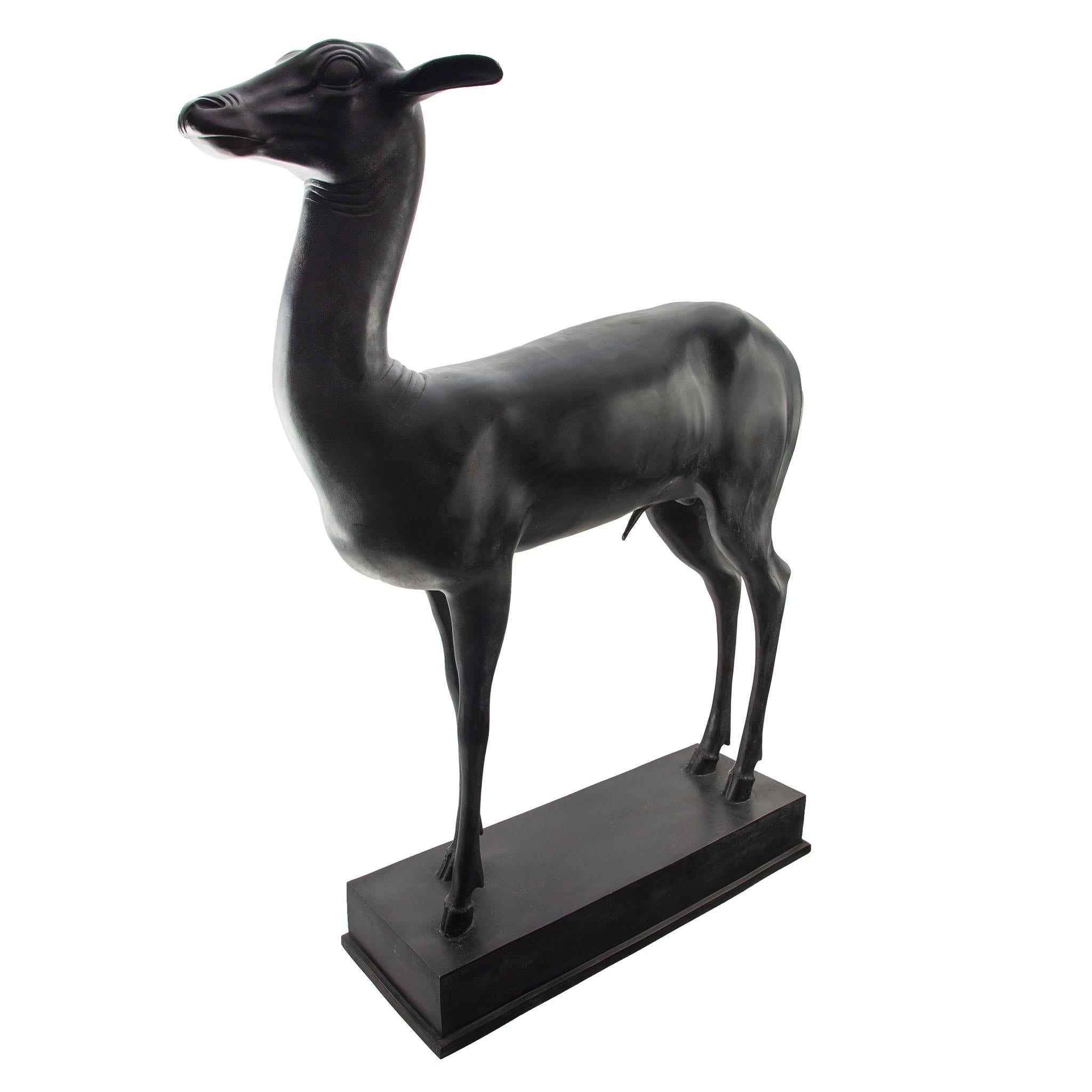 Italiano Grandi sculture di bronzo Art Deco, italiane, Chivrazzi Fonderia (coppia) in vendita