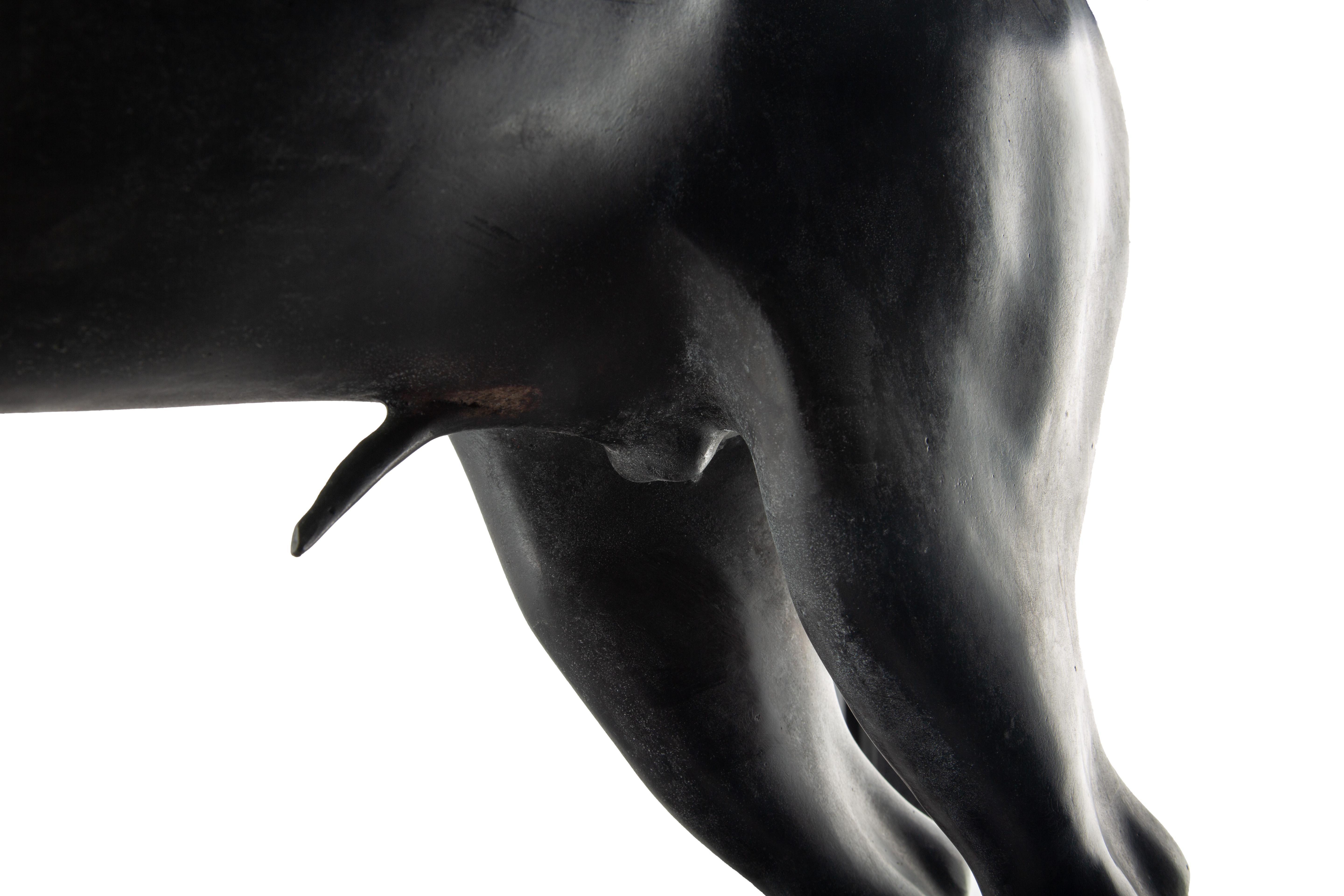 Grandi sculture di bronzo Art Deco, italiane, Chivrazzi Fonderia (coppia) in vendita 1