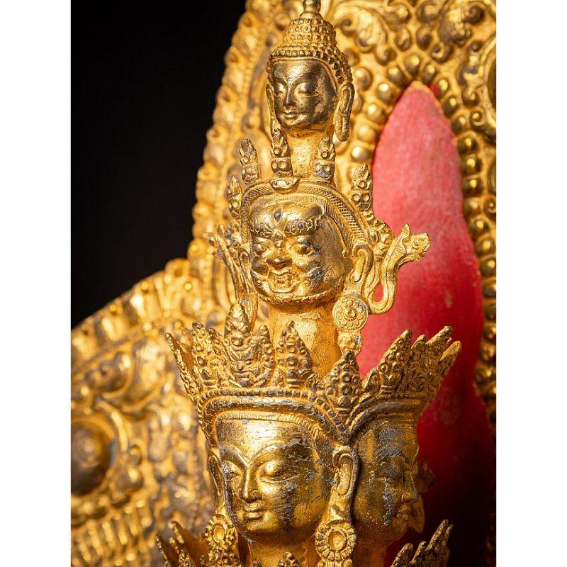 Grande statue en bronze d'Avalokiteshvara de Chine en vente 4