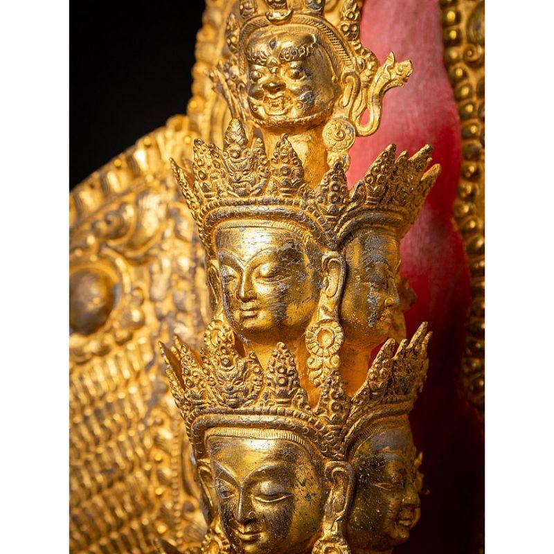 Large Bronze Avalokiteshvara Statue from China For Sale 6