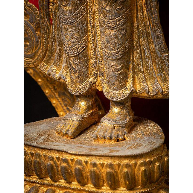 Grande statue en bronze d'Avalokiteshvara de Chine en vente 13