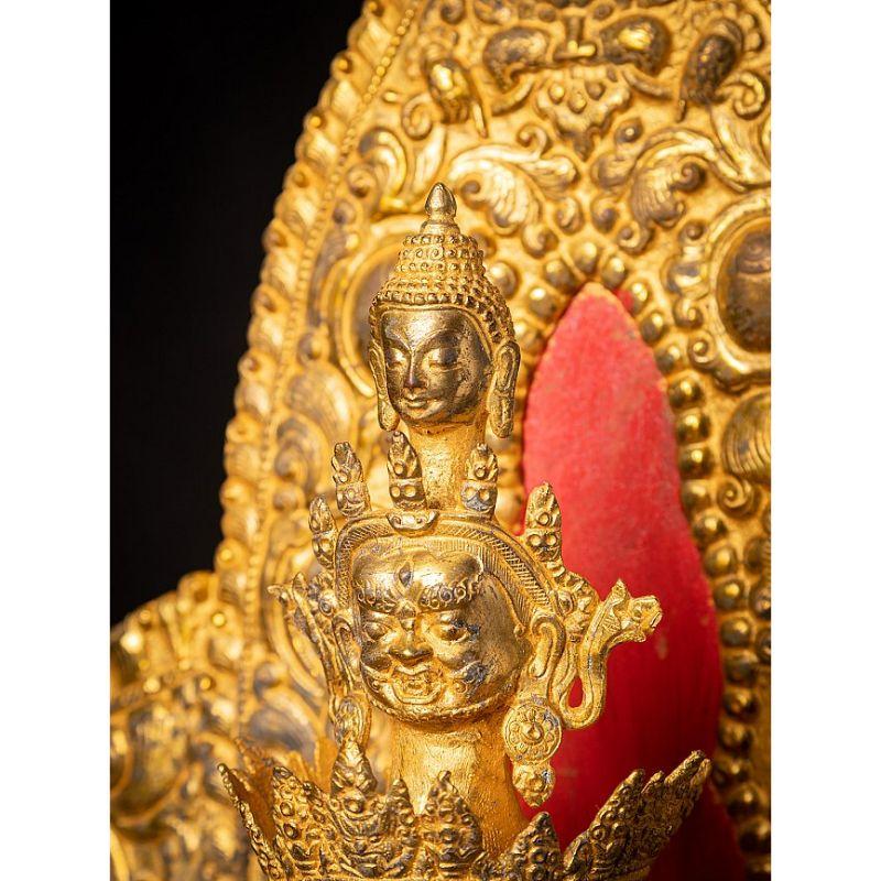 Grande statue en bronze d'Avalokiteshvara de Chine en vente 3