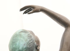 Large Bronze Ballet Dancer Statue Degas Ballerina