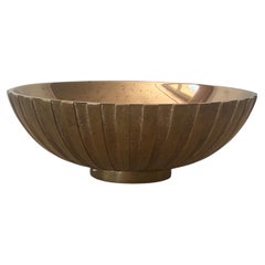 Large Bronze Bowl by Tinos Denmark, Art Deco, 1930s