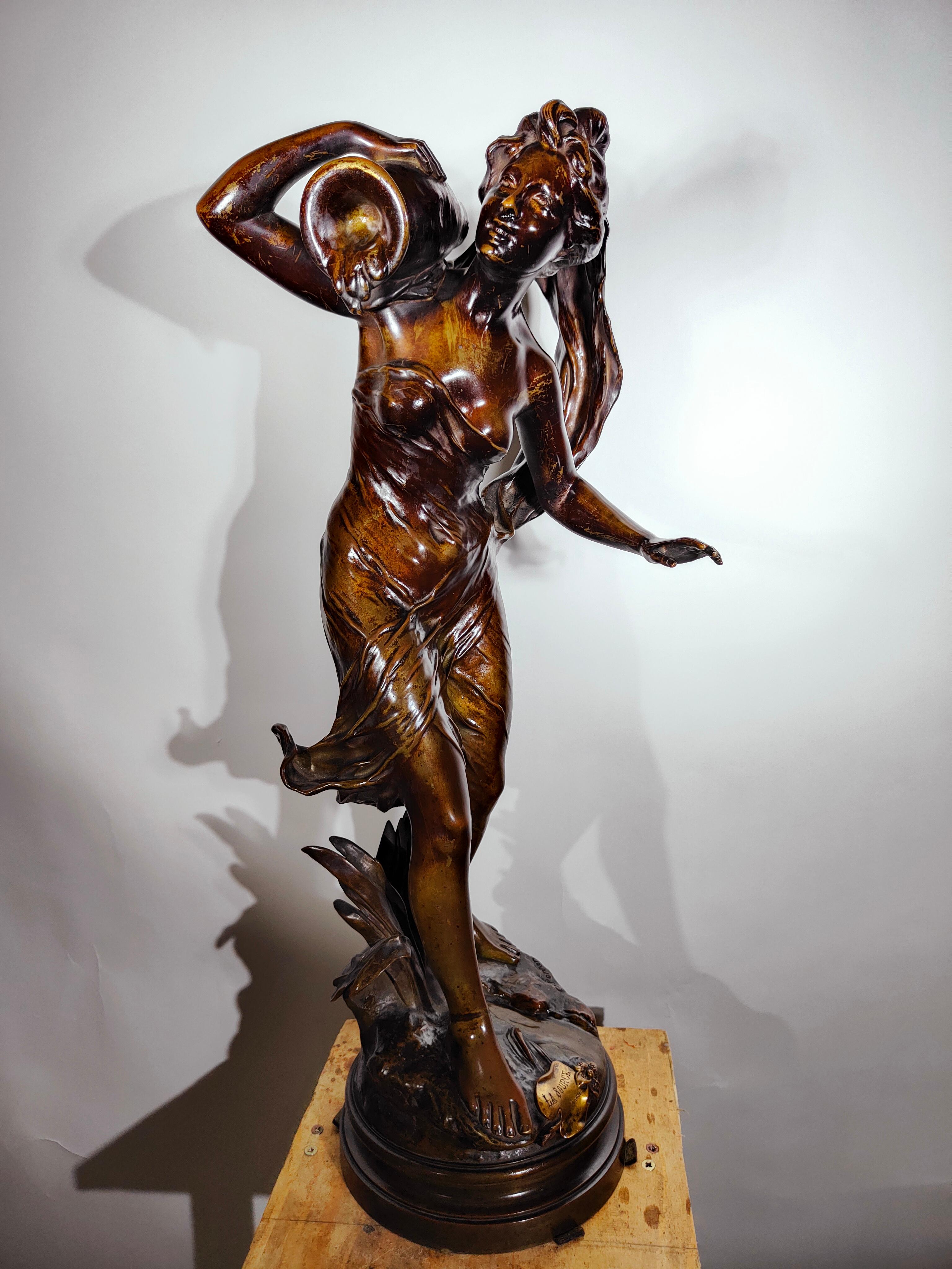 Große Bronze von: Charles Théodore Perron (Französisch 1862-1934) im Angebot 7