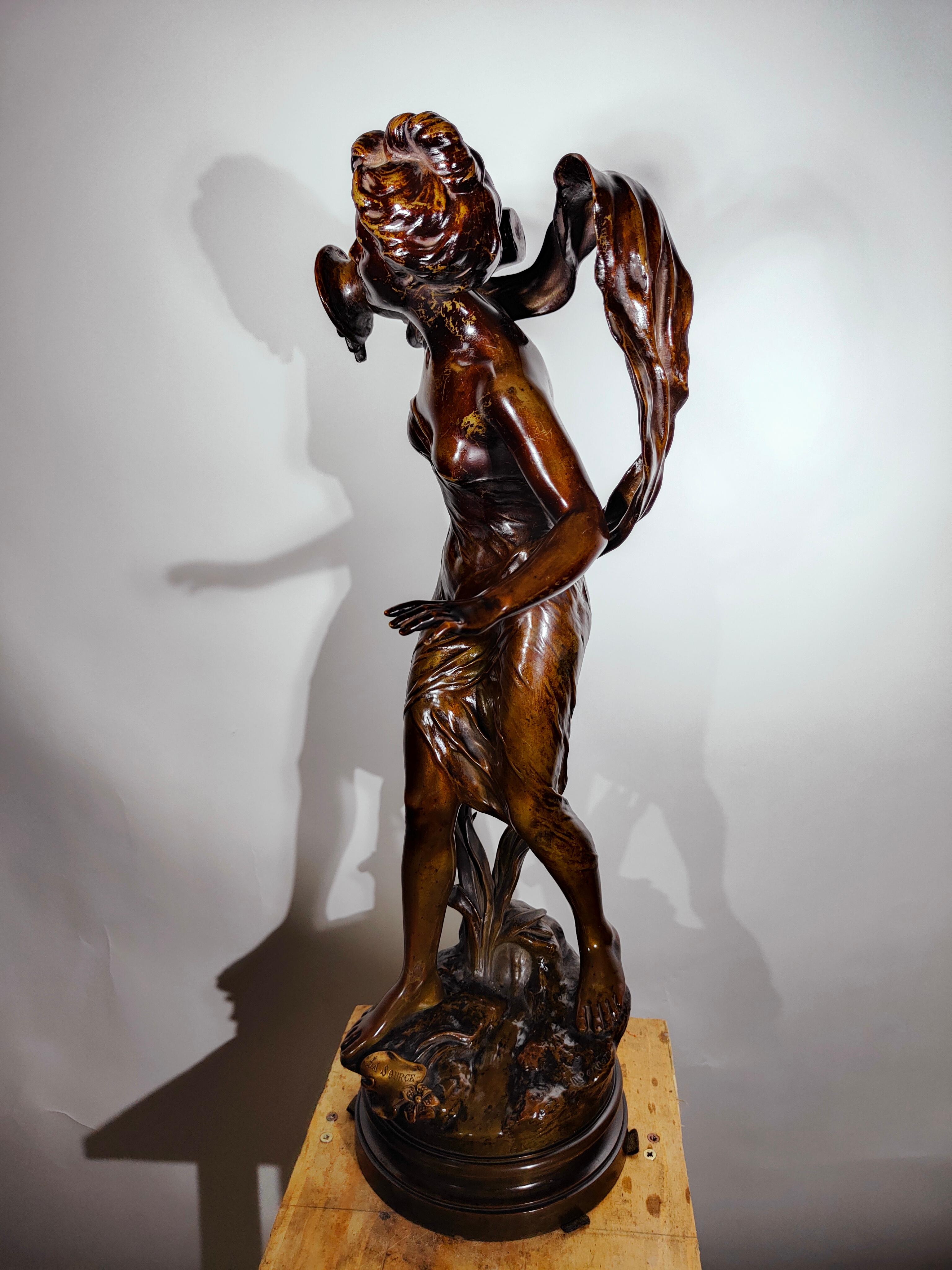 Große Bronze von: Charles Théodore Perron (Französisch 1862-1934) im Angebot 8