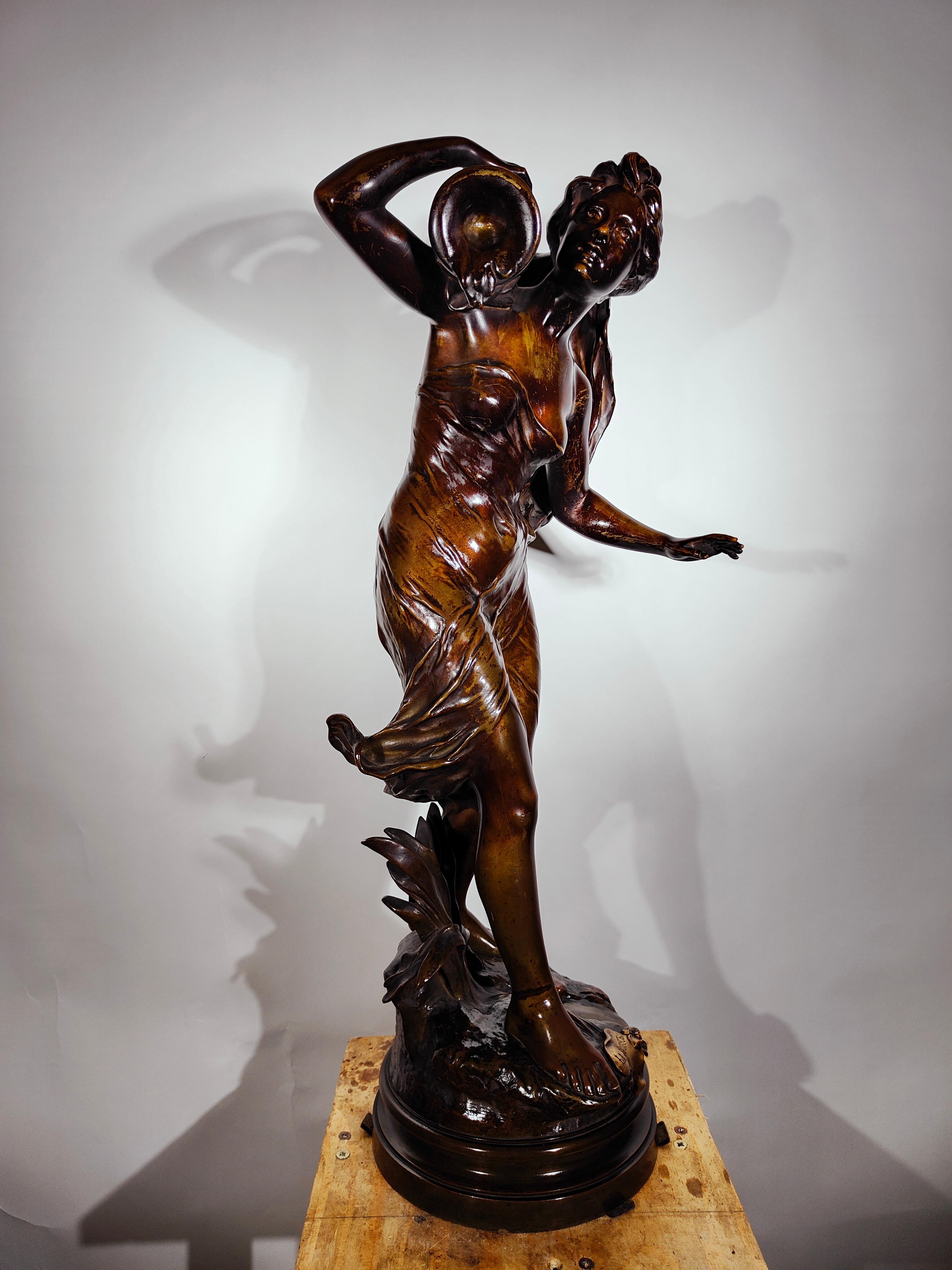 Große Bronze von: Charles Théodore Perron (Französisch 1862-1934) im Angebot 1