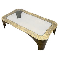 Large Bronze Coffee Table by Silas Seandel