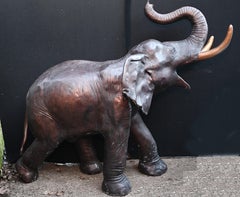 Large Bronze Elephant Statue Garden Ornament Dumbo