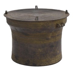 19th Century Large Bronze Frog or Rain Drum, Southeast Asia