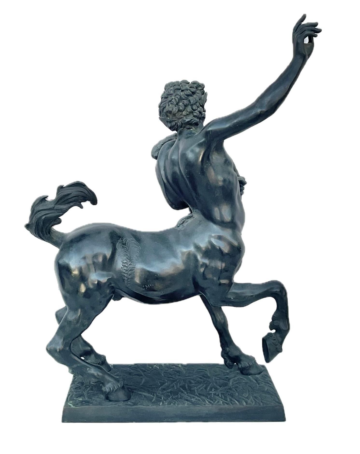 Grande Centauro del Grand Tour in bronzo firmato Fernando De Luca in vendita 1