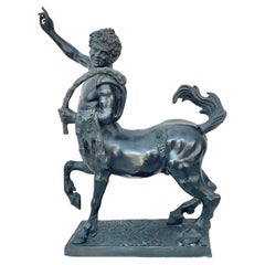 Grande Centauro del Grand Tour in bronzo firmato Fernando De Luca