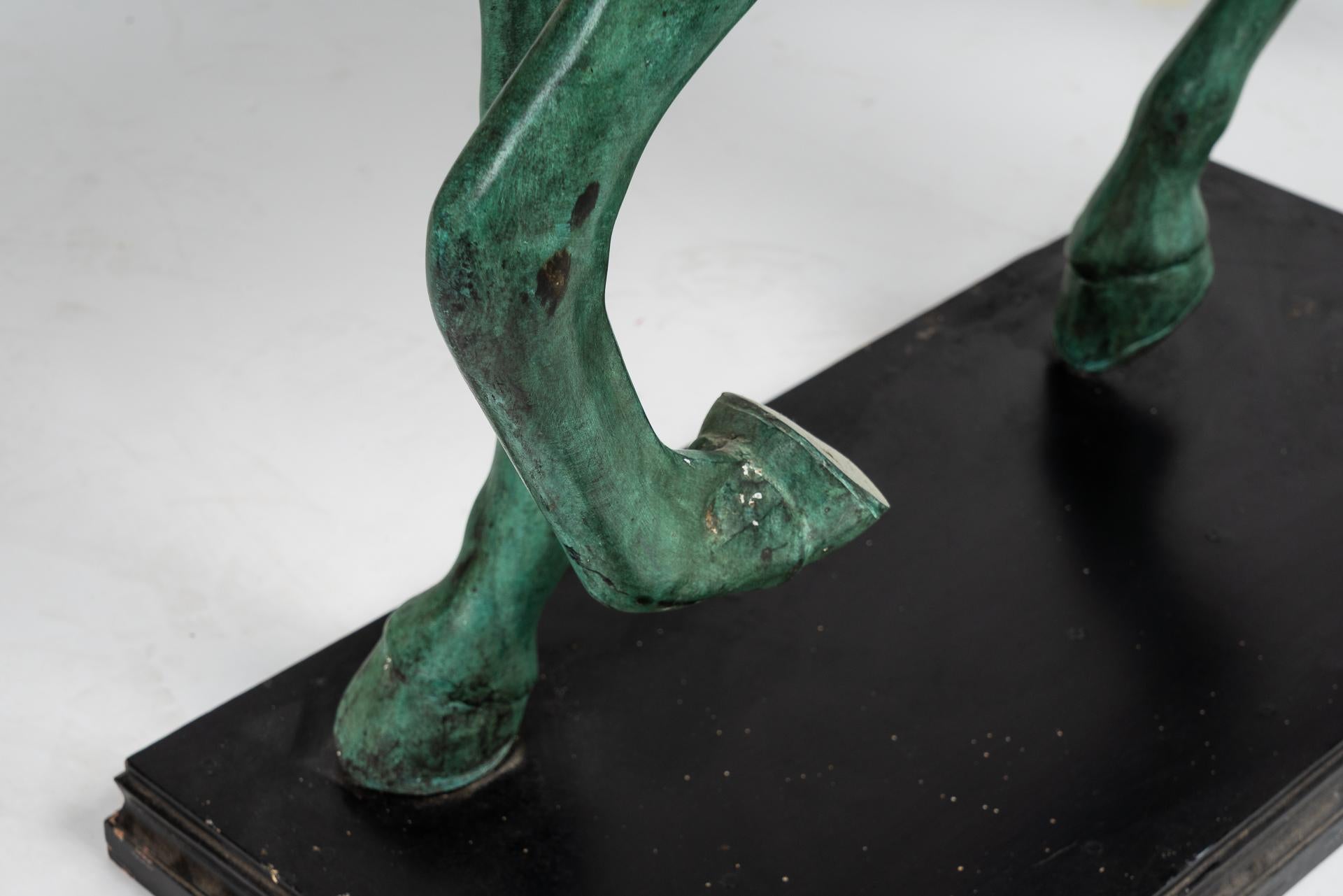 Sconosciuto Cavallo di bronzo grande in vendita