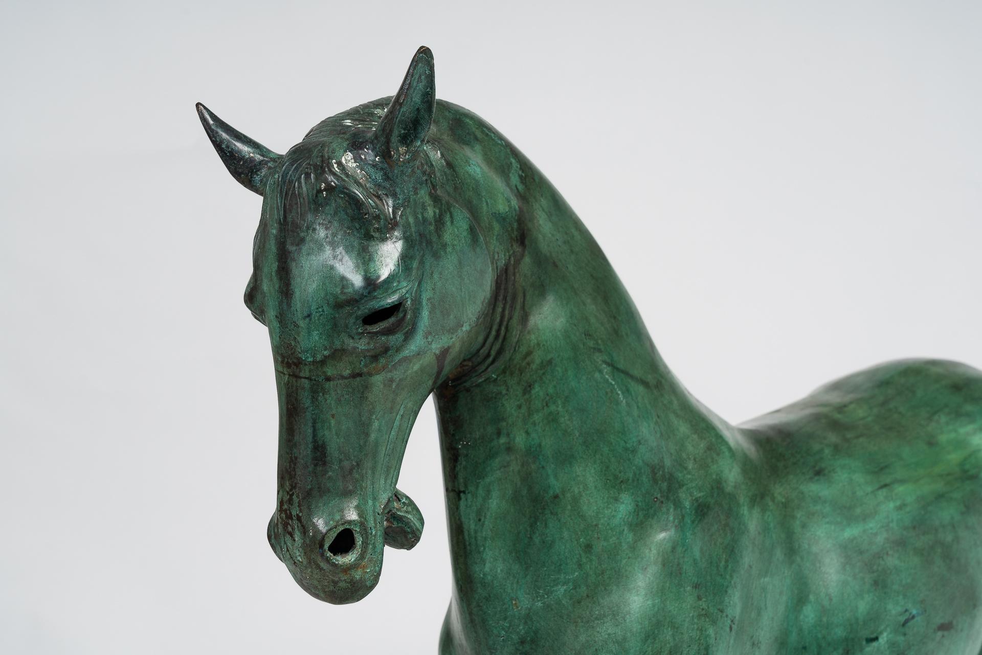 Large Bronze Horse In Good Condition For Sale In Munich, Bavaria