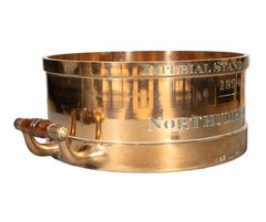 Large Bronze Imperial Standard Bushel Measure For Northumberland