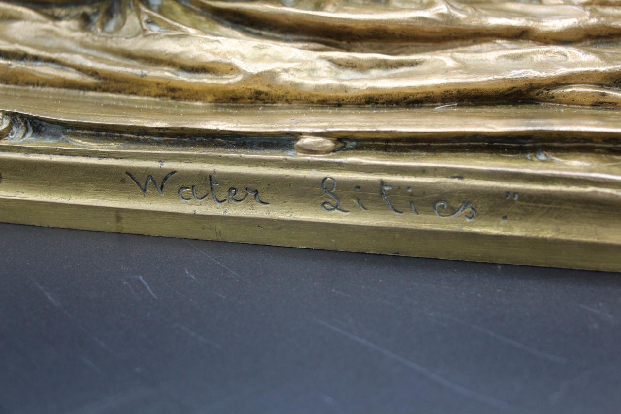 Grande donna nuda distesa in bronzo di Thomas Nelson Maclean Art Nouveau in vendita 6