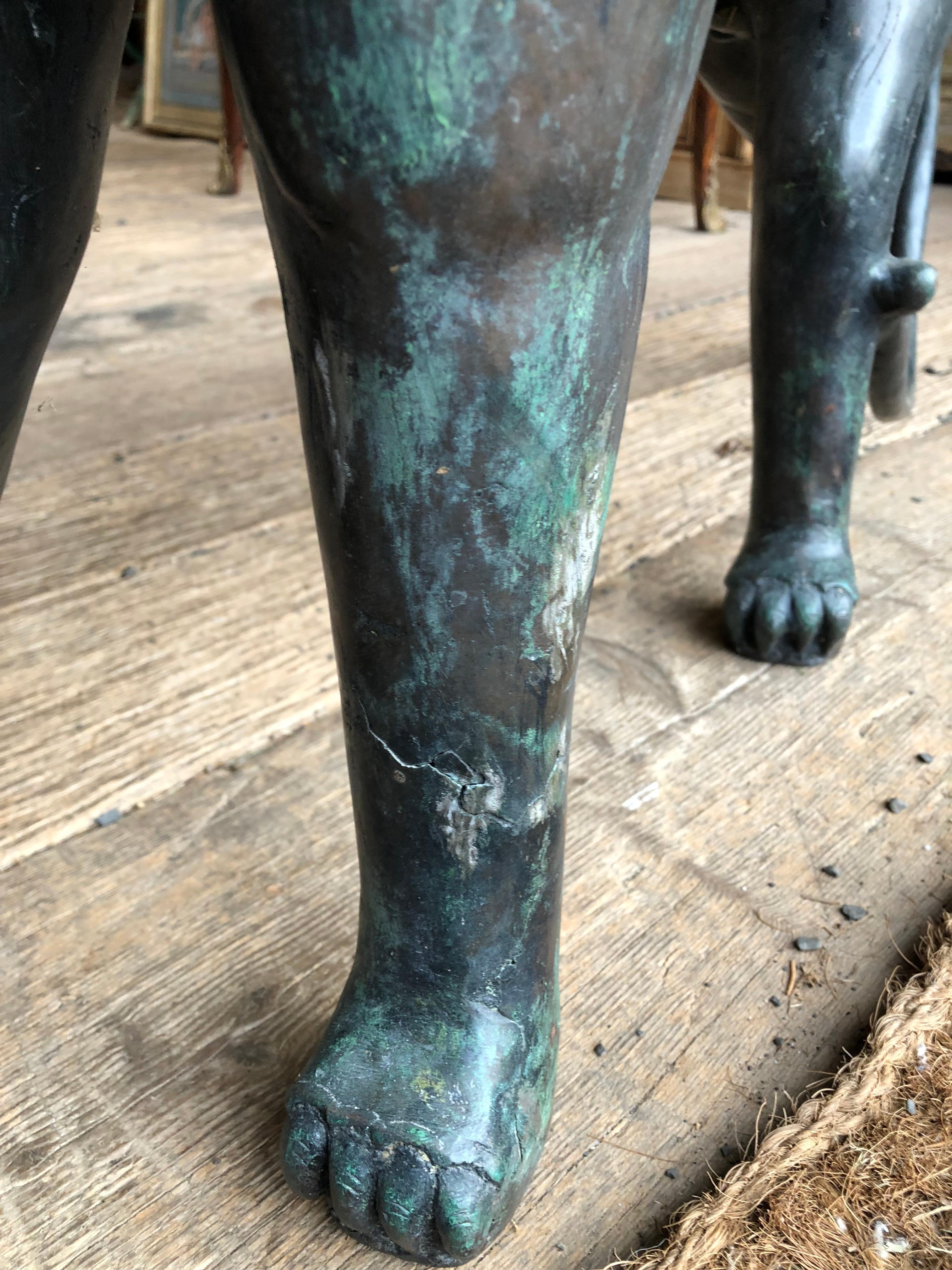 Sculpture de chat en bronze Phyllis Morris en vente 3
