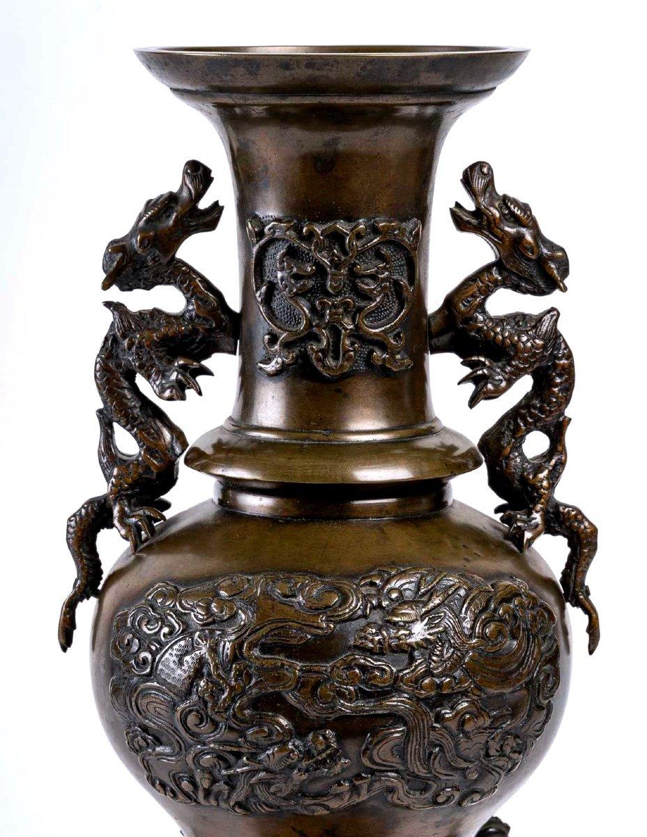 Large Bronze Perfume Burner Brown Patina China Dynasty Qing, Period 19th Century 1