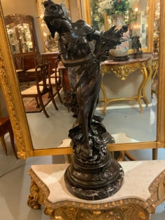 Large bronze sculpture after August Moreau