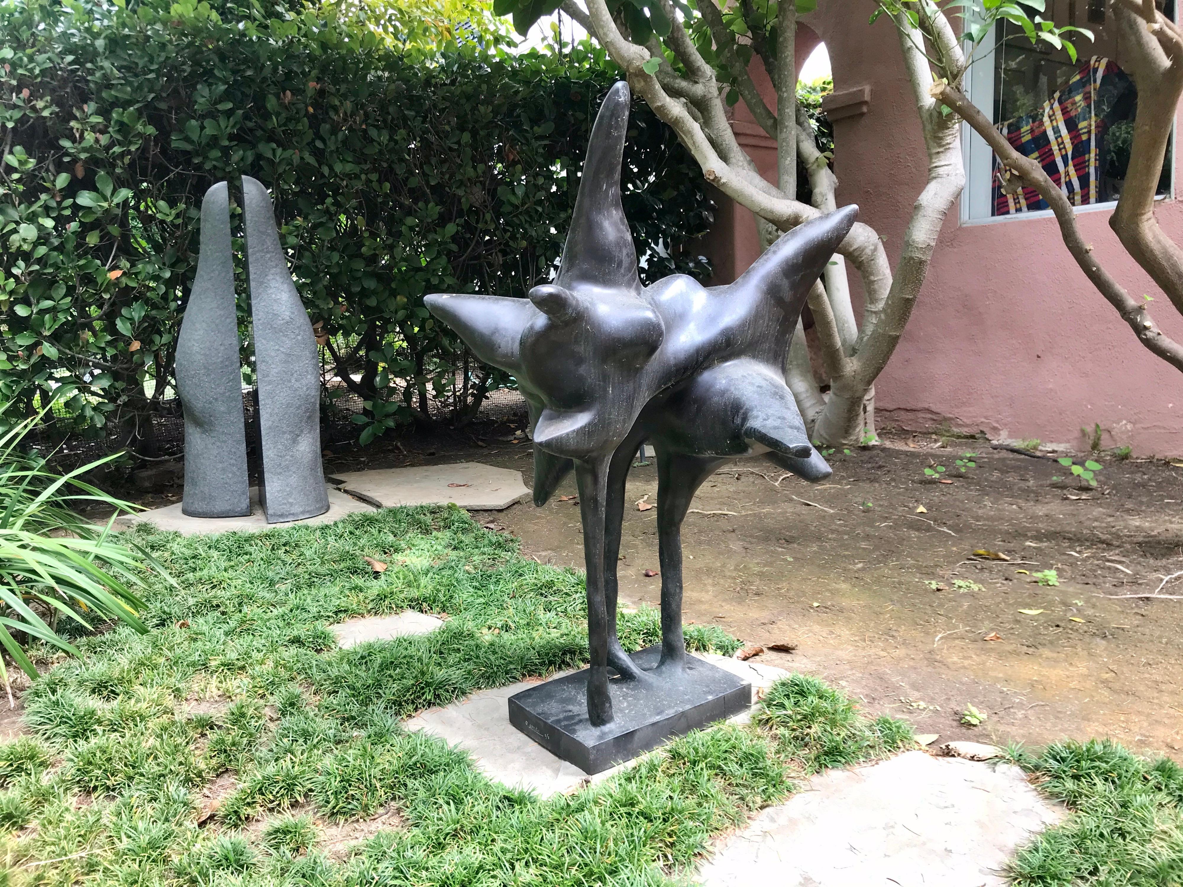 American Large Bronze Sculpture Amalia Schulthess