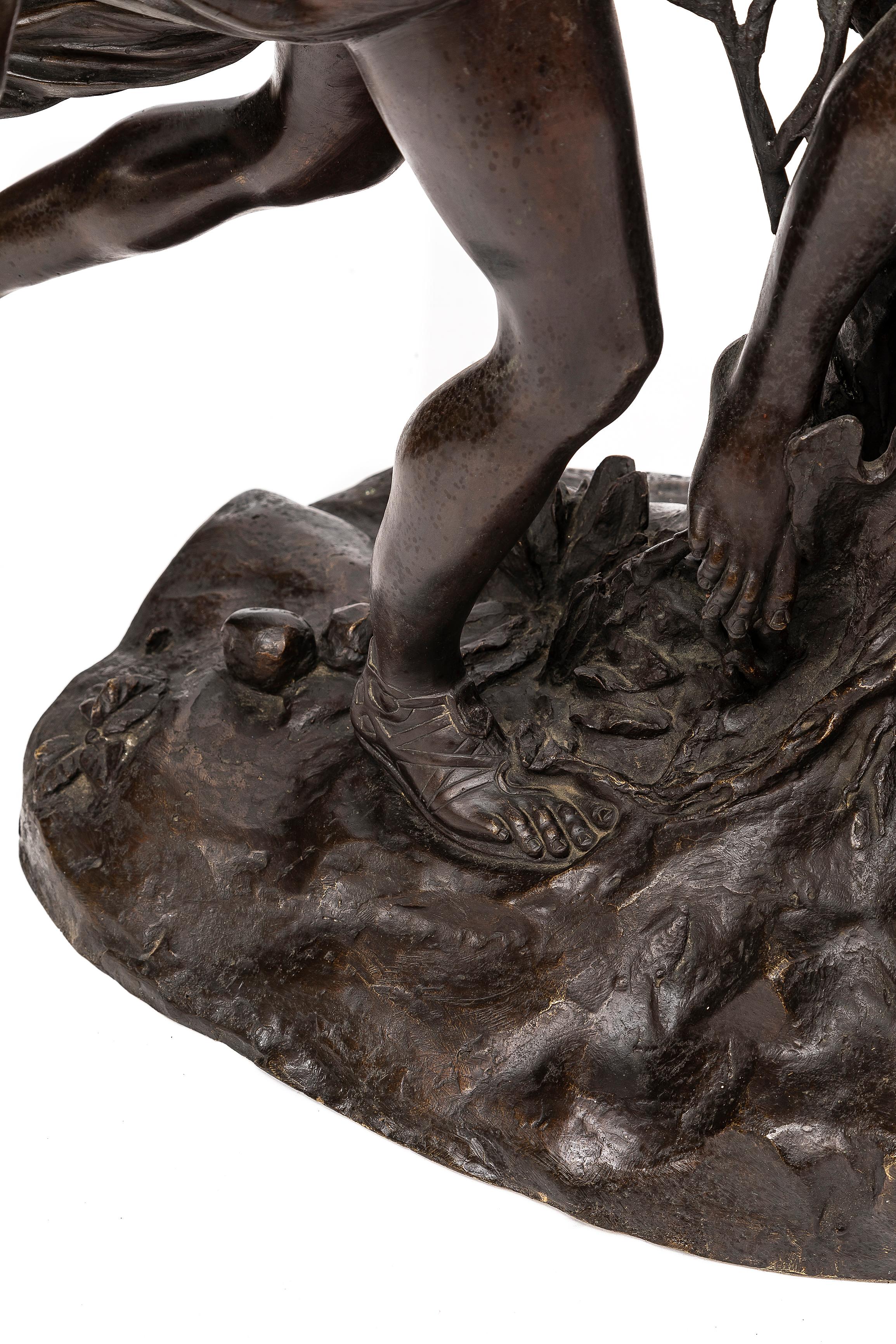 Large Bronze Sculpture Apollo & Daphne, After Giovanni Gian Lorenzo Bernini For Sale 3