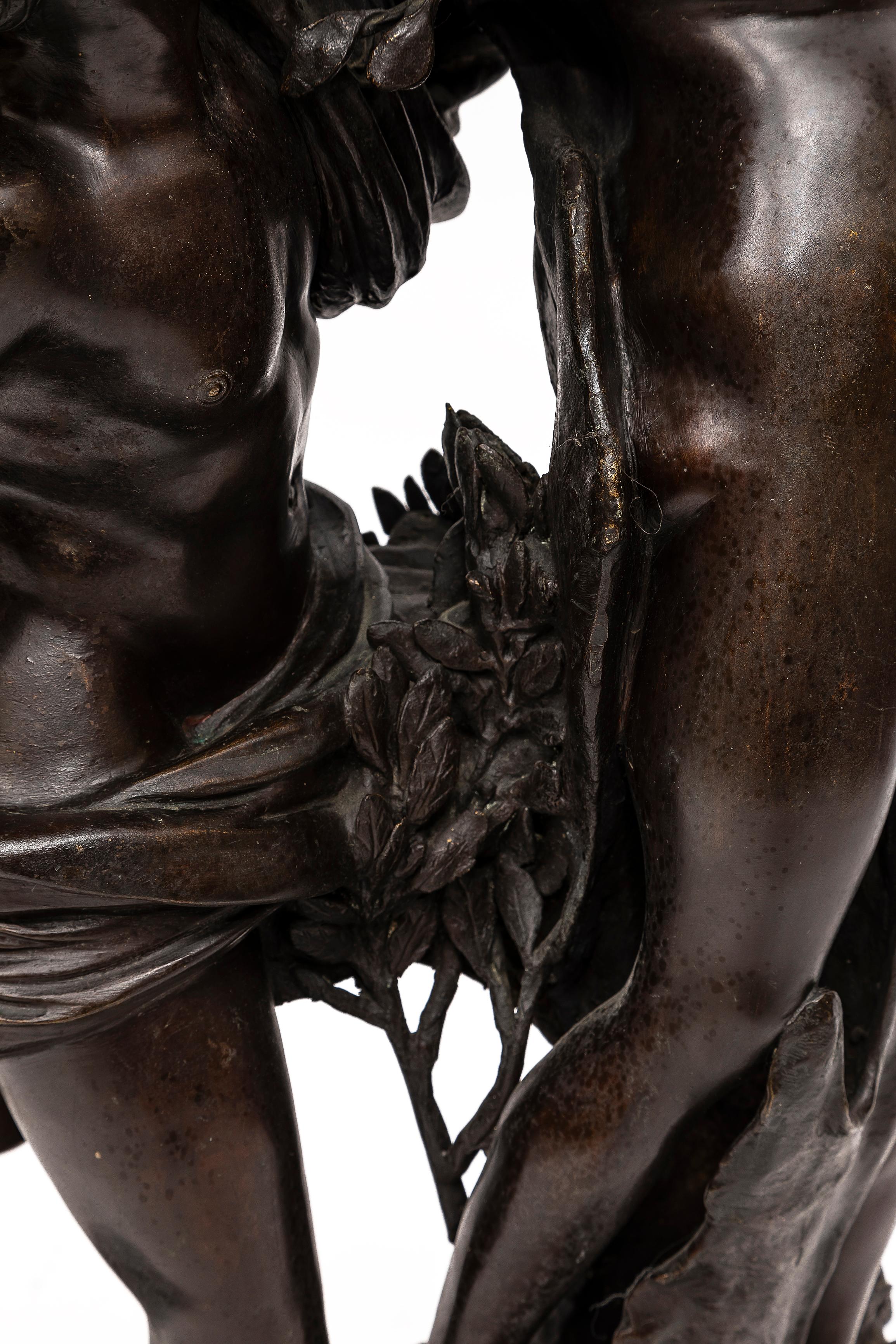 Large Bronze Sculpture Apollo & Daphne, After Giovanni Gian Lorenzo Bernini For Sale 5