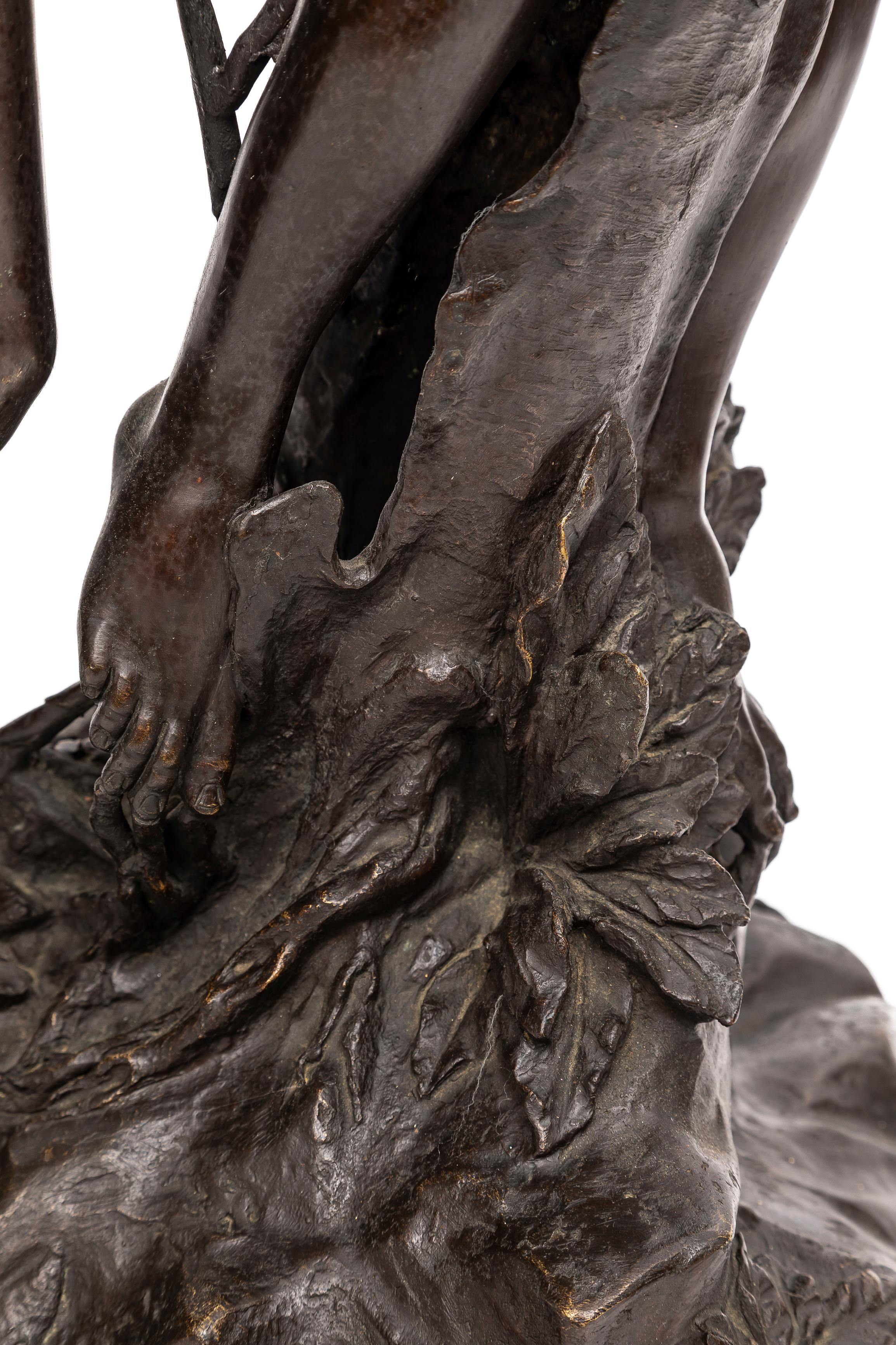 Large Bronze Sculpture Apollo & Daphne, After Giovanni Gian Lorenzo Bernini For Sale 7